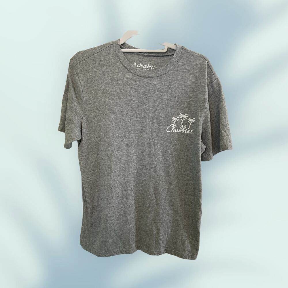 chubbies "The Weekend Has Arrived" T-Shirt Gray Men's     M